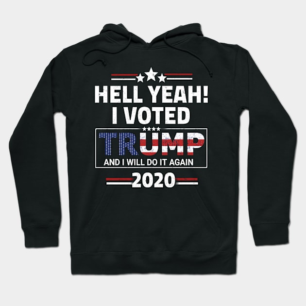 hell yeah i voted trump Hoodie by ELITE STORE